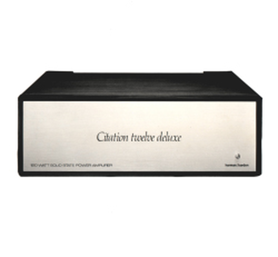 CITATION 12 DELUXE (TWELVE DELUXE) - Black - Stereo Power Amplifier (60 watts x 2) - Hero